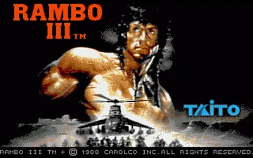 Rambo III screen shot title